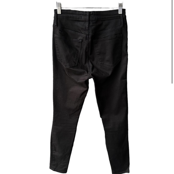 MADEWELL Skinny Jeans Pants Womens Size 27 Curvy High Rise Solid Black J1376 - Picture 4 of 9